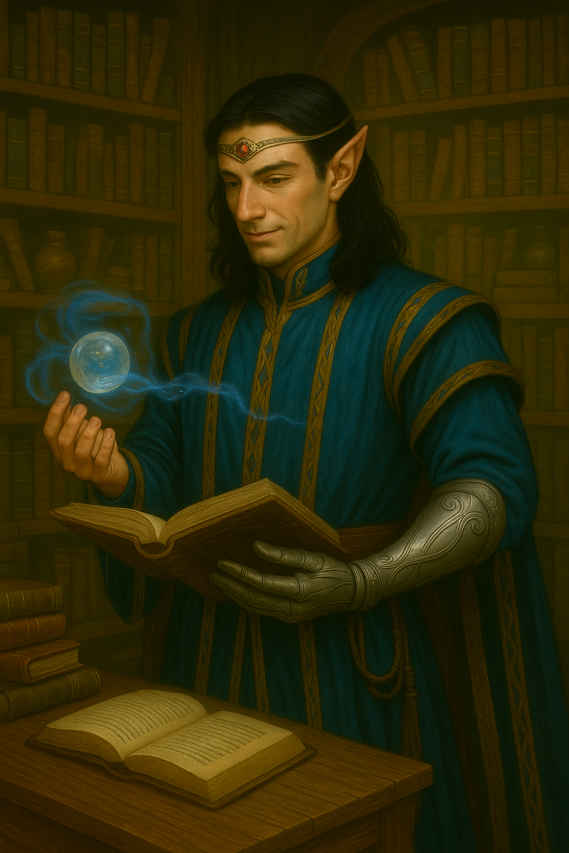 XAVIAN THE SCHOLAR, PLAYED BY NICK ABBOTT