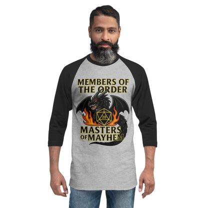 Masters of Mayhem Baseball Shirt product image