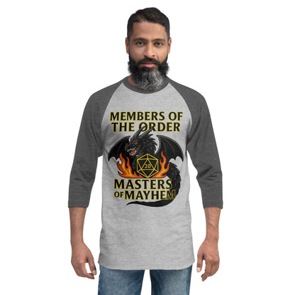 Masters of Mayhem Baseball Shirt product image